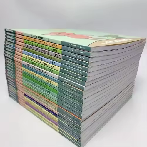 Random 10 Books Kawaii An Elephant and Piggies Book Interesting Story Children's Picture English Books Kids Learning Toys Libros - Image 2