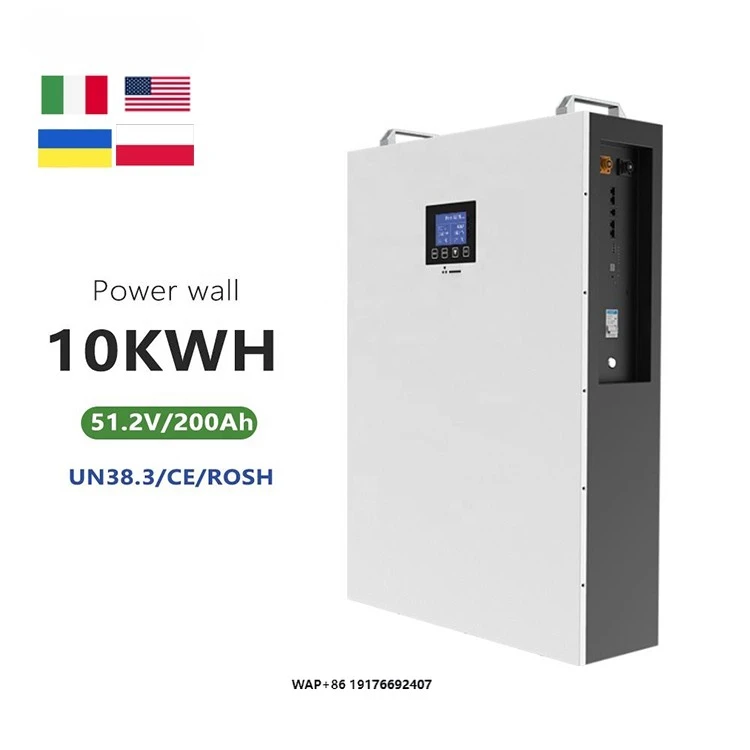 High Capacity Backup Power Wall 10kw Lithium Ion Battery 51.2V 200Ah Solar Generator Powerwall Mounted Lifepo4 Battery for Home
