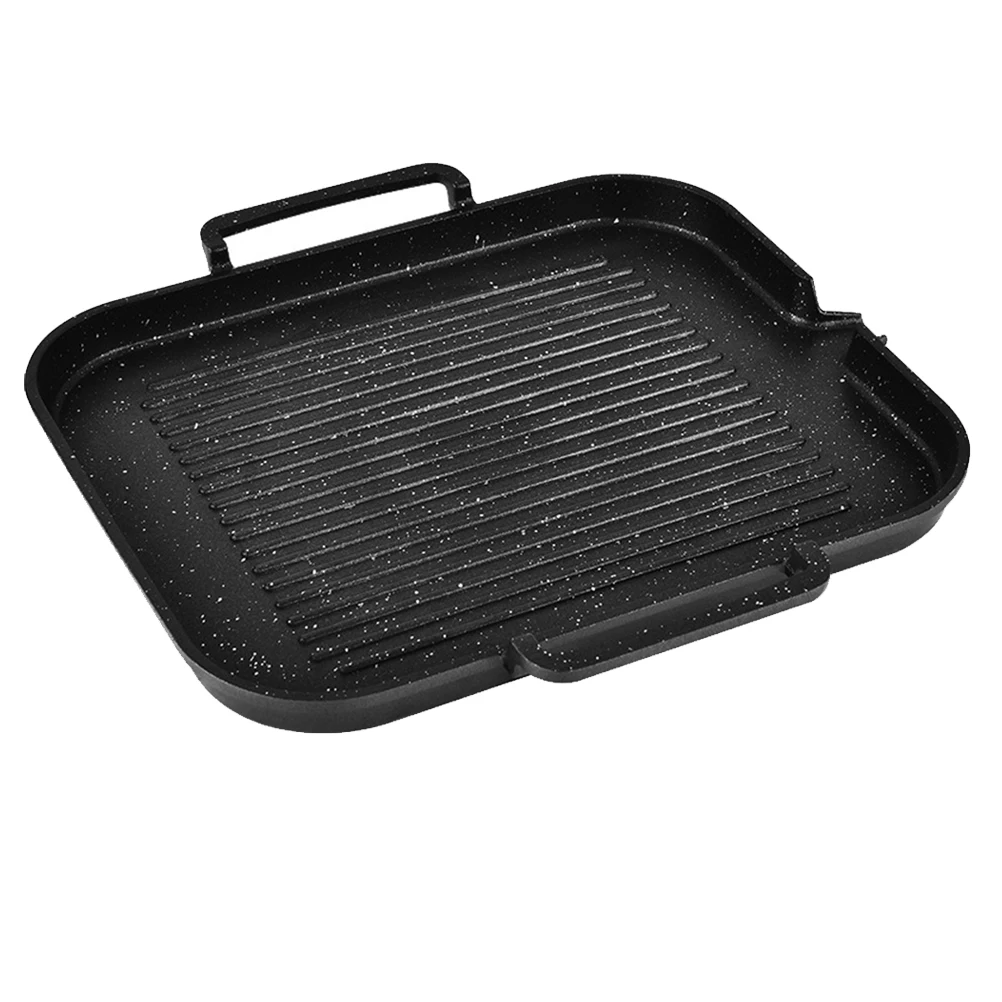 

Smokeless Barbecue Pot Grill Plate for Bbq Griddle Indoor Induction Cooker Tray