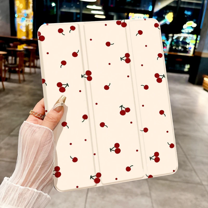 

ins Cherry pattern TABLET Case For Samsung Galaxy Tab A7 Lite A8 A9 Plus S6 Lite s7 s8 S9 S10 FE Plus 1005012535873849