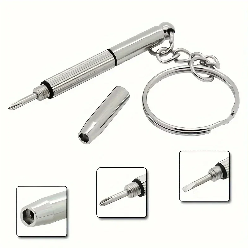 1/2/10pcs Mini 3 in1 Screwdriver Eyeglass Optical Eye Glasses Portable Spectacles Watch Repair Kit Practical Household Hand Tool