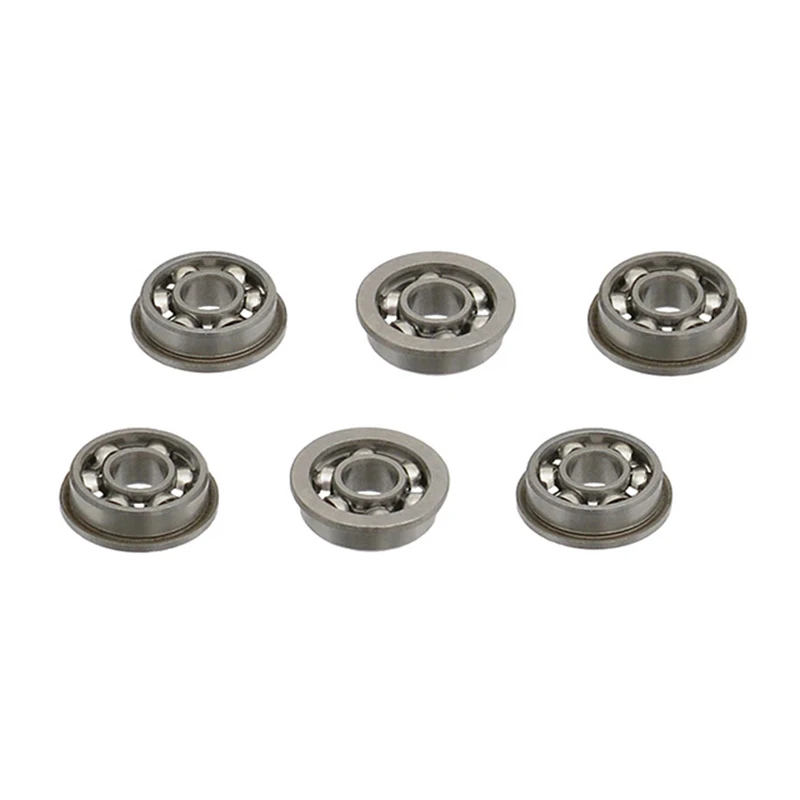 AEG 6pcs 8mm 9mm Japan CNC Steel Precision Ball Bearing Bushings set for Standard Airsoft AEG Gearbox Accessories Sport Toys