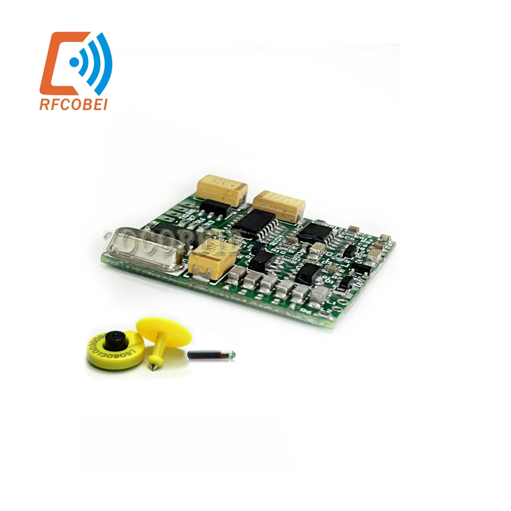 134.2K Animal Tag Reader Module TTL Output AGV RFID FDX-B FDXB ISO11784 Long distance Free 2 tags