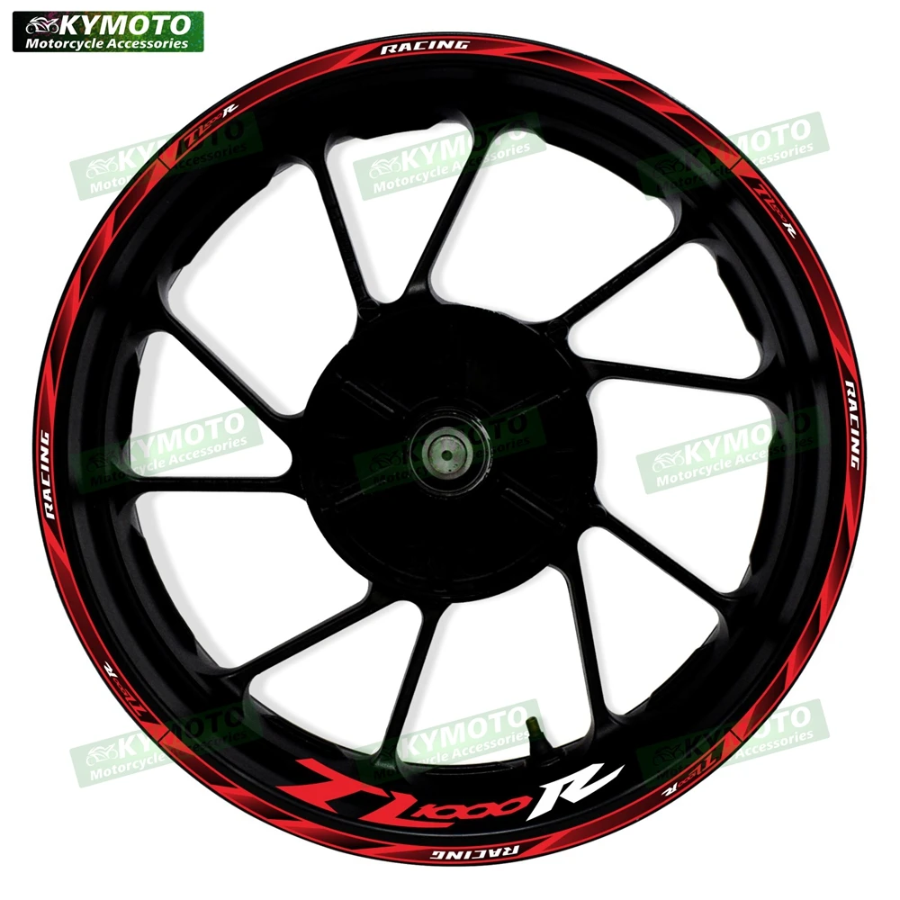 For TL1000R TL 1000R motorcycle accessories 17-inch front and rear wheel decals fairings and reflective sticker Waterproof PVC 5