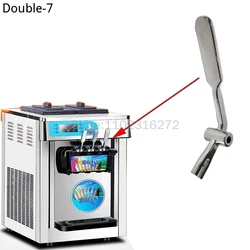 1pc Soft Ice Cream Machine Stainless Steel Handle Ice Cream Maker Part Alloy Handle Ice Cream Machine Part