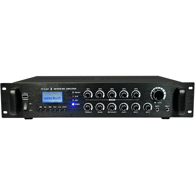 

HT-1.8AT 180 watt USB Bluetooth constant voltage power amplifier with recording five partitions