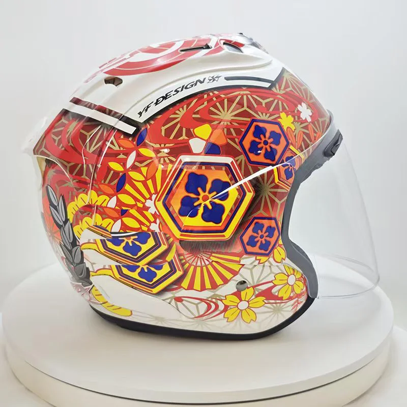 New Ariival Ladybug Half Helmet Men and Women Motorcycle Helmet Light Adult Scooter Safety Summer Helmet Casque Capacete Casco