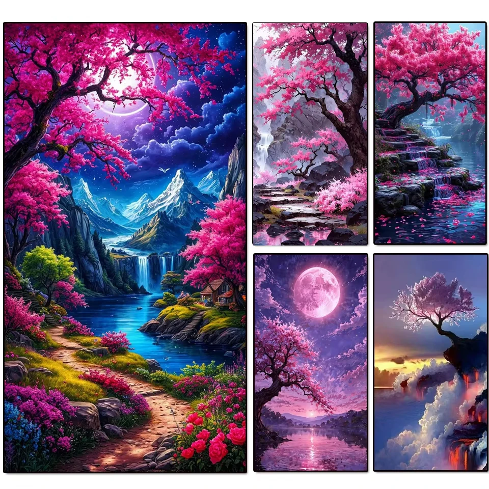 diy-diamond-painting-cherry-blossom-landscape-collection-full-diamond-art-moon-waterfall-tree-mosaic-cross-stitch-home-decor