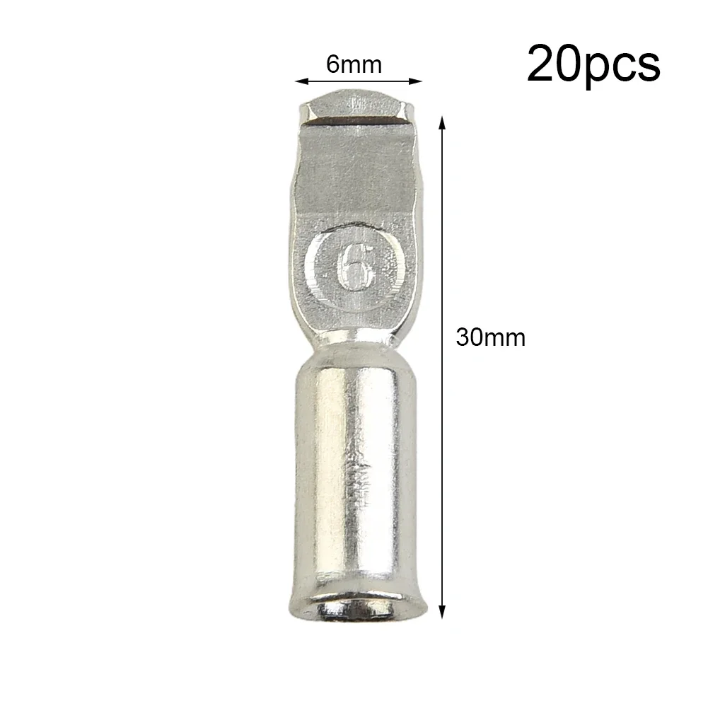 20 قطعة 50Amp محطات النحاس موصل ل 50A ل أندرسون نمط المقابس-الاتصال ل 4-12 مربع 6 B و S-سلك كابل محطة #5