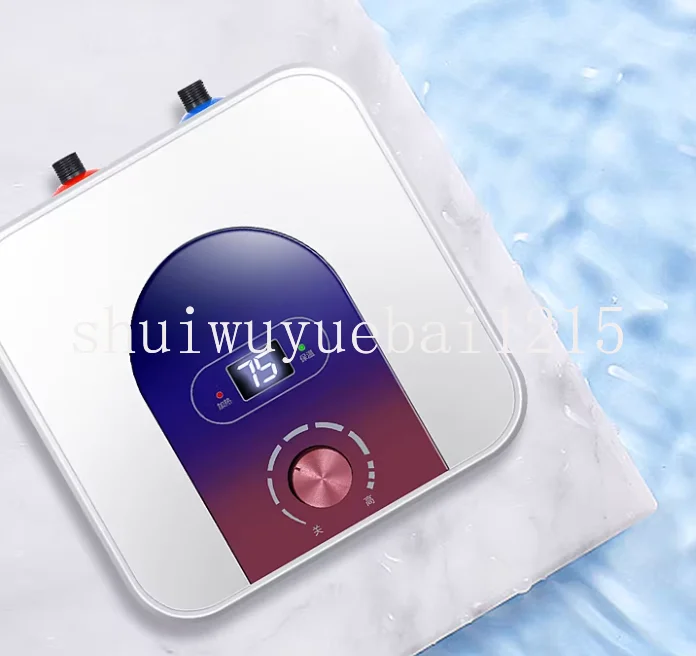 12L Under Sink Instant Water Heater 1st Grade Energy Saving Tank Storage Electric Digital Display Touch Control Kitchen