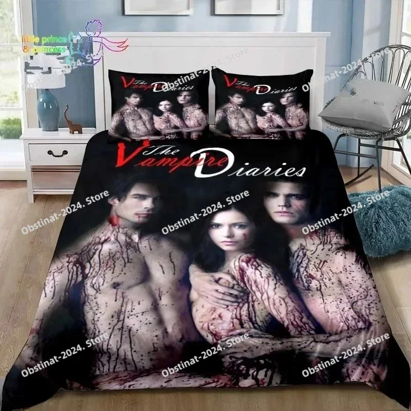 

The Vampire Diaries Bedding Set Single Twin Full Queen King Size Bed Set Adult Kid Bedroom 3D Print