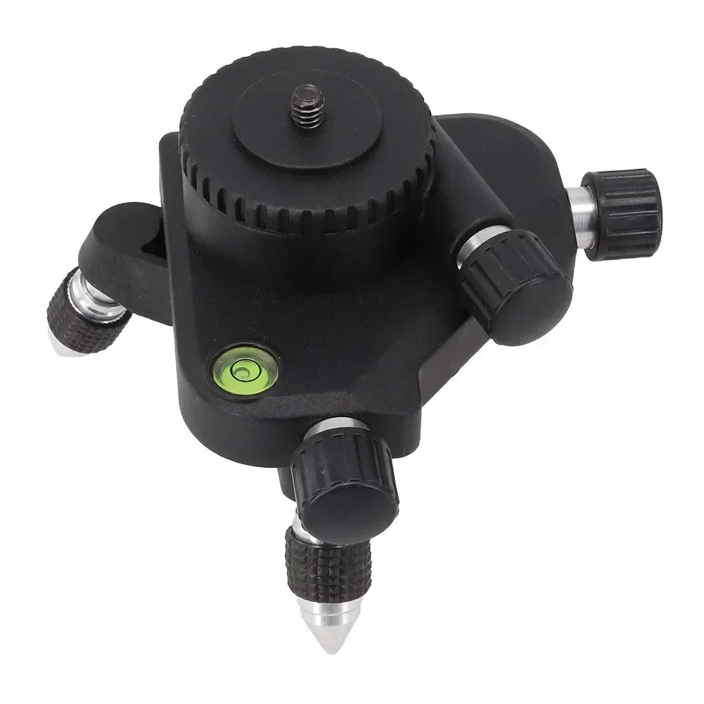 Laser Level Tripod Bracket Base Degree Rotating Fine Adjustment Fine-tuning Meter Tripod Stand Laser Level Holder Tool