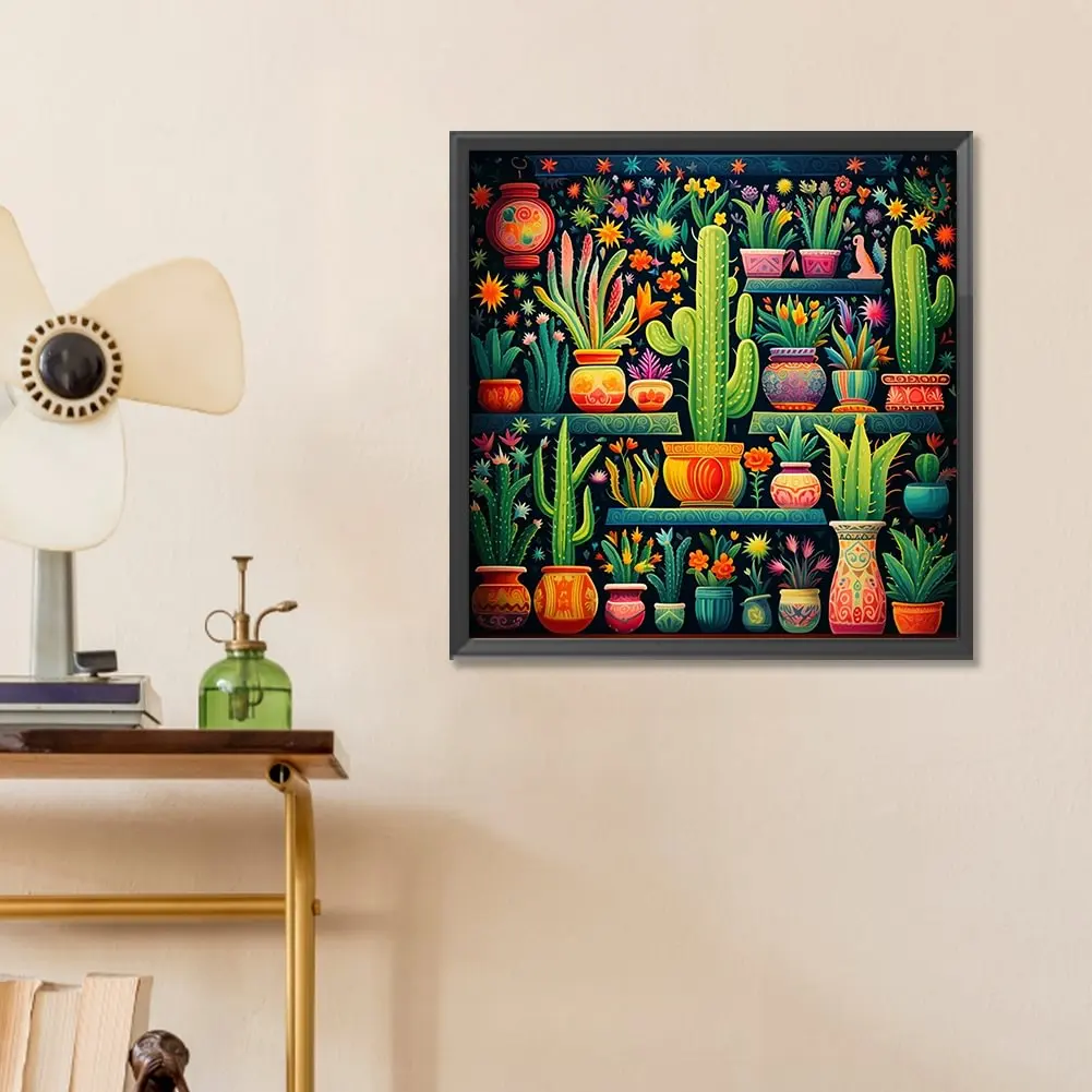 

Diamond Painting Family Desktop Greenery Fairy Dust Diamond Dot Art Crystal Resin Mosaic Painting Kit AB Drill Cross Stitch Set