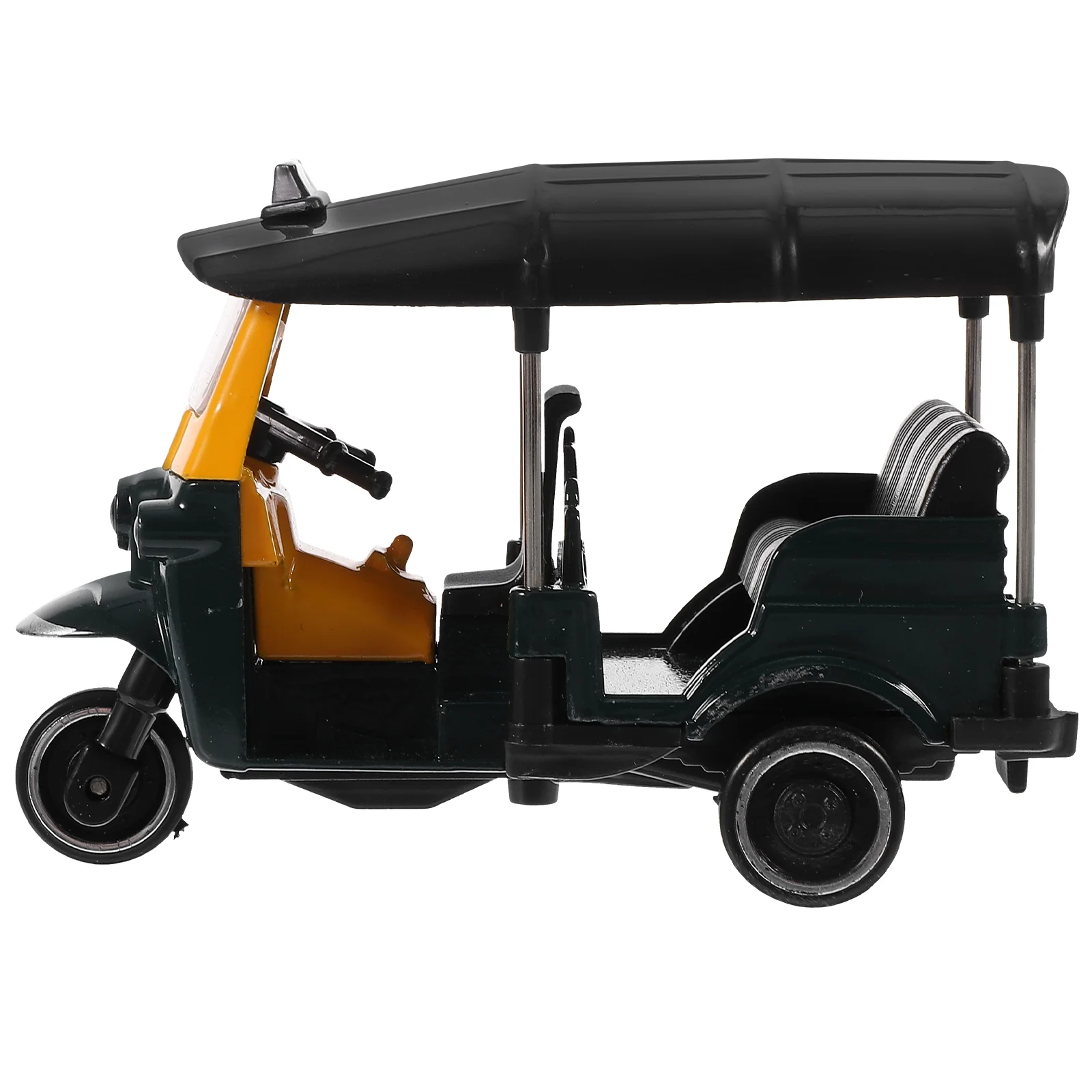 Thaise Driewieler Model Speelgoed Simulatie Tuk Tuk Auto Beeldje Kinderen Voertuig Modellering Desktop Taart Topper Decoratie Verjaardag