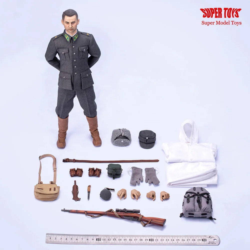 Auf Lager Warn linie al100037 1/6 wwii finnische Armee Soldat Modell 12 ''männliche Action figur Körper puppe Waffe komplettes Set Modell Spielzeug