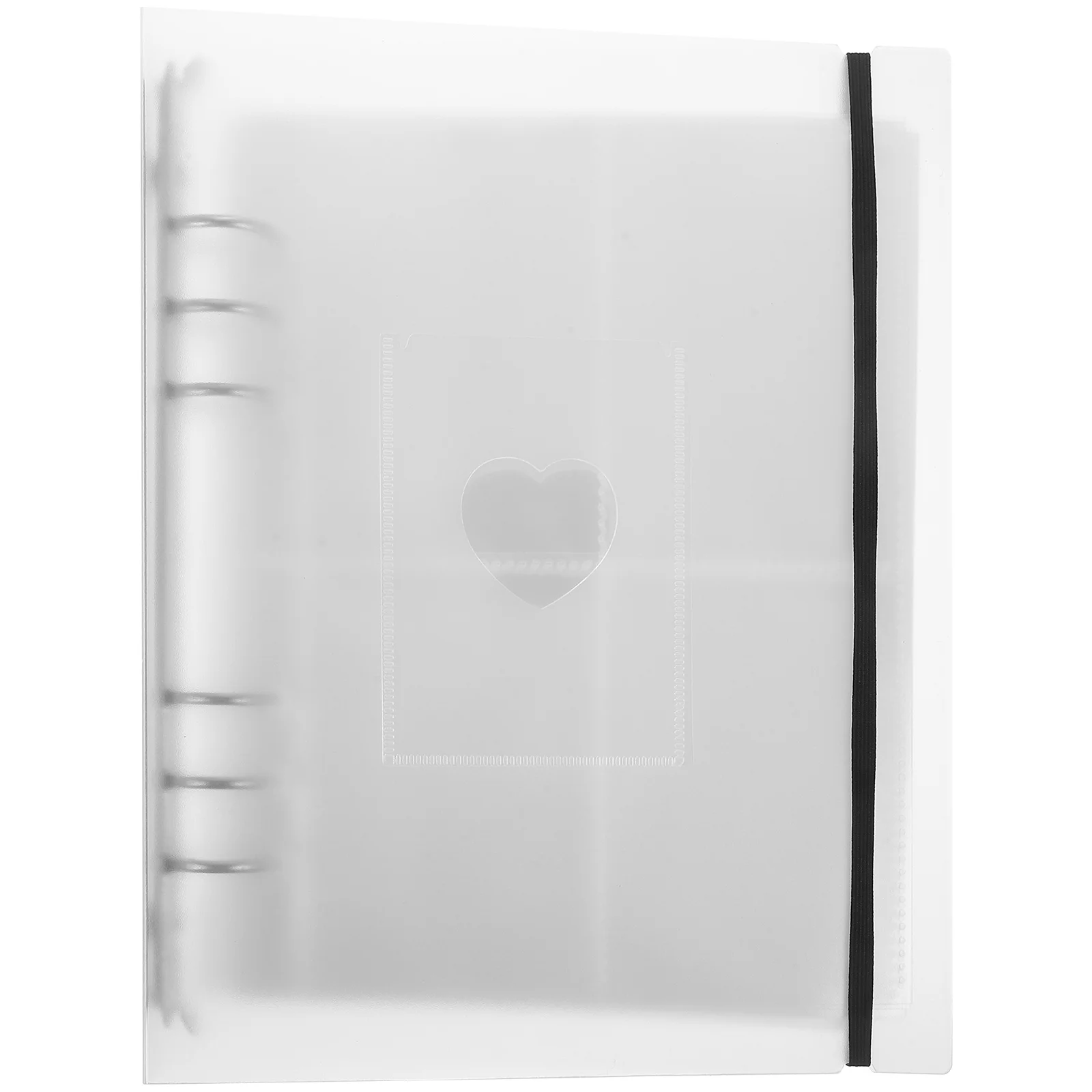 25 Pages Transparent A5 Loose Leaf Card Album Photo Sleeve Storage Book Postcard Sleeves Cards ID Credit Gift Card