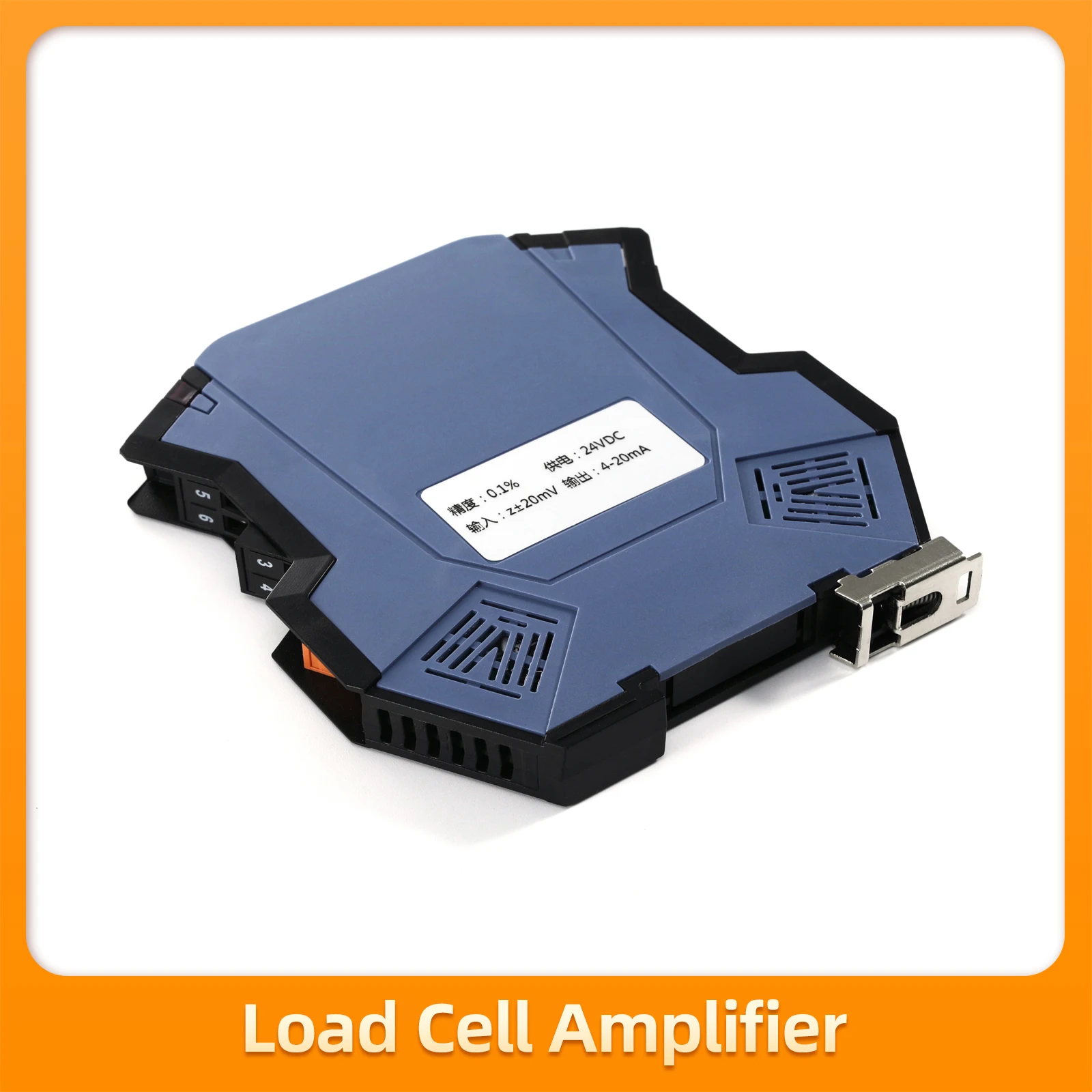 High Precision Load Cell Transmitter Amplifier Snap Gauge Mounting，Simple Installation ,Output 4-20mA 0-5V 0-10V 1-5V