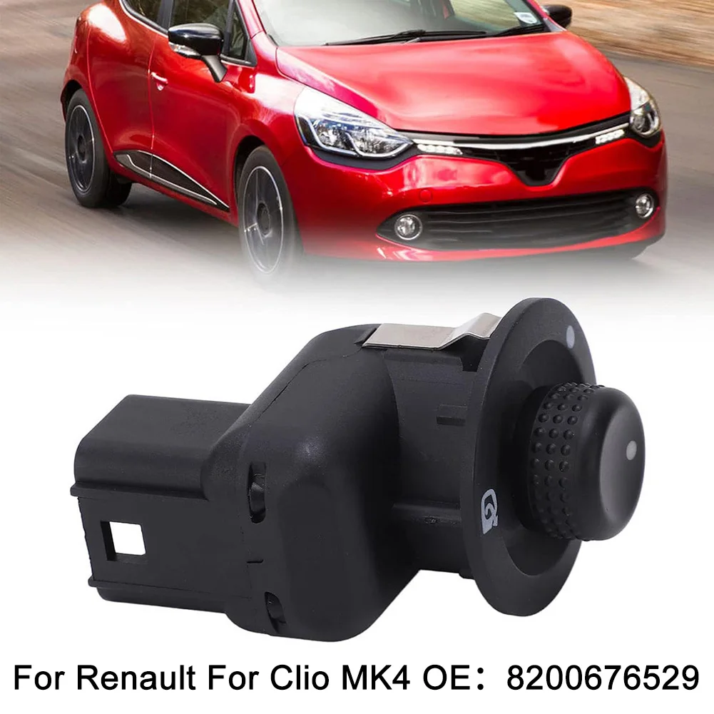 For Clio MK4 Car Power Rearview Mirror 8 7 4cm Compact Size Easy Installation Wear-resistant Easy Installation Process