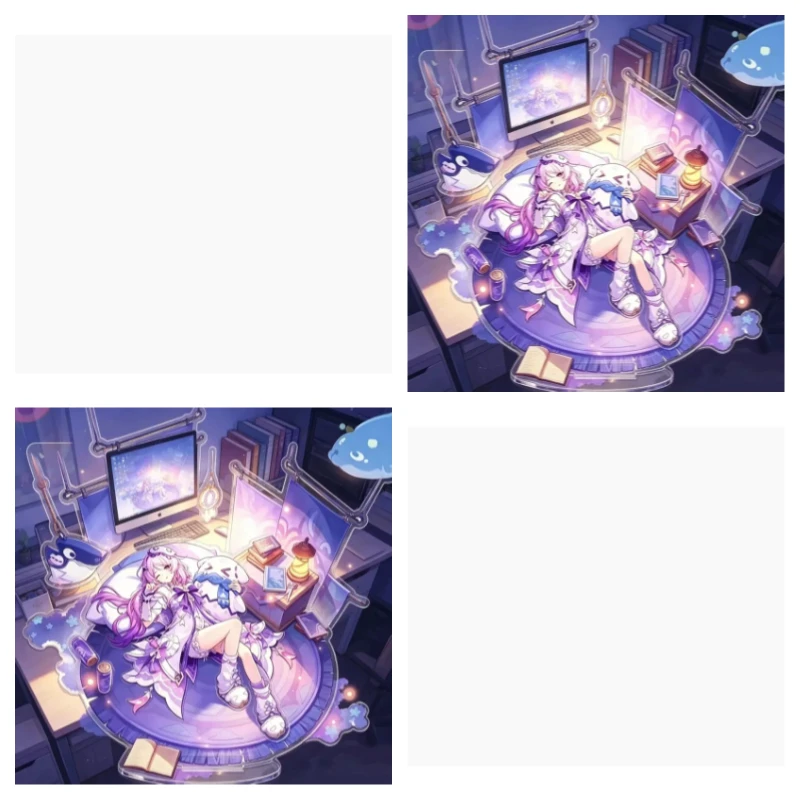 Game Yuan Shen Display Model Acrylic Stand Impacting Holder Figure Citlali Charlotte Collection Desktop Figurines Gift Ornament
