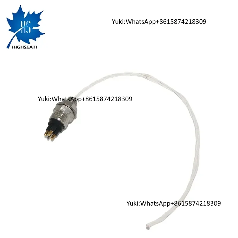 3-Pin Stainless Steel Gold Plated Waterproof Connector