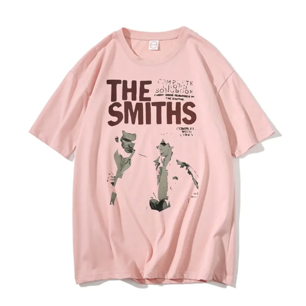 The Smiths Vintage Print T Shirt Man Pure Cotton T-shirt Mens Streetwear Men Women Harajuku Alternative British Rock Band Tshirt