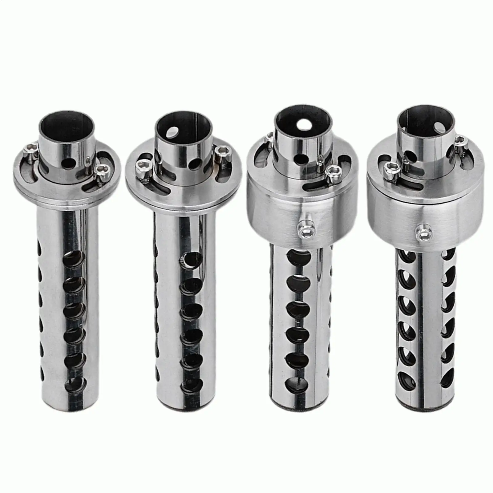 Adjustable Stainless Steel Universal Dirt Bike Muffler Motorcycle Exhaust Pipe For Street Riding Forest Trail Racing Practice