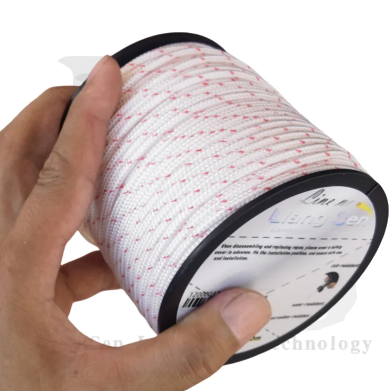 50 متر * 3 مللي متر/3.5 مللي متر/نايلون بولي كاتب حبل نكص محرك بدء سلسلة ل CG430 520 جزازة العشب العشب الانتهازي بالمنشار أجزاء المحرك #1