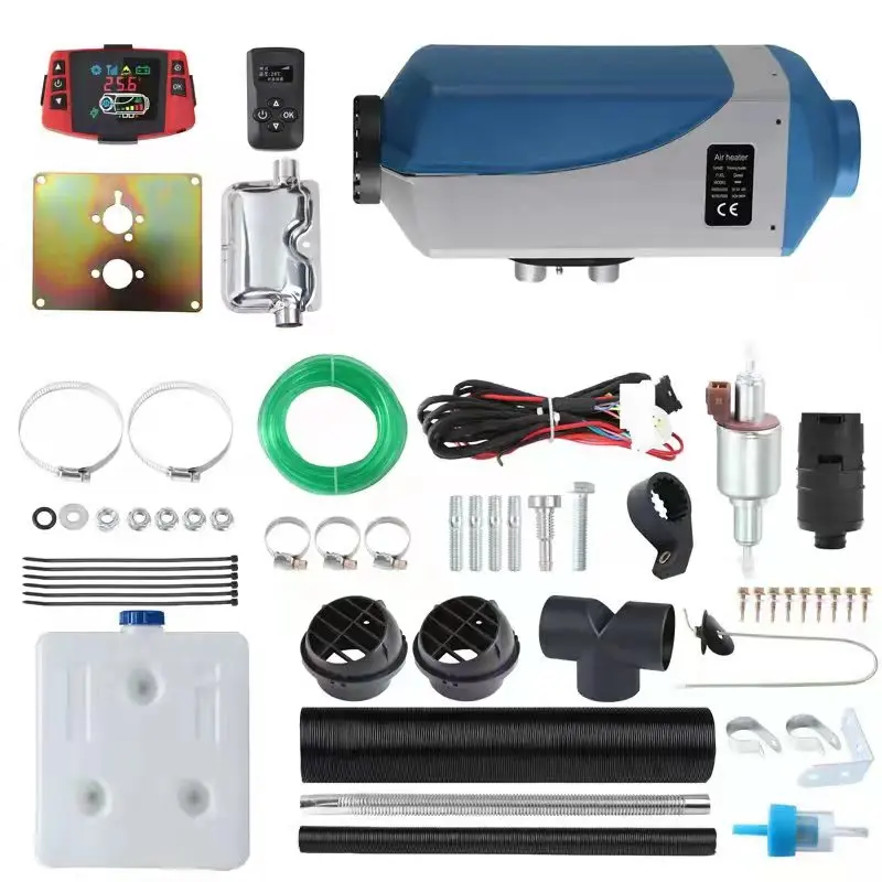 5kw 8kw Metal Air Diesel Parking Heater 12v 24V Split Type Parking Heater Portable In Winter