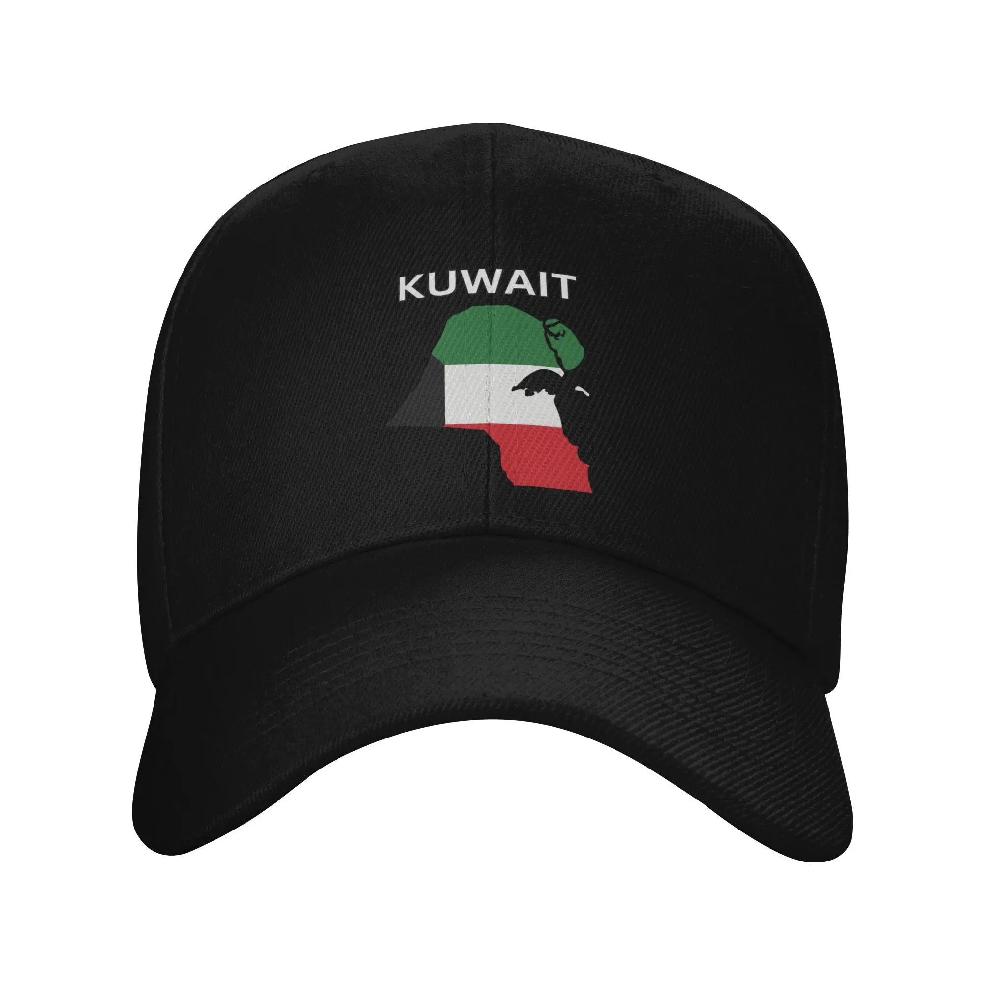 Kuwait Flag Map Unisex Baseball Caps Fashion Caps Hat Outdoor Workouts Adjustable Casquette Cap