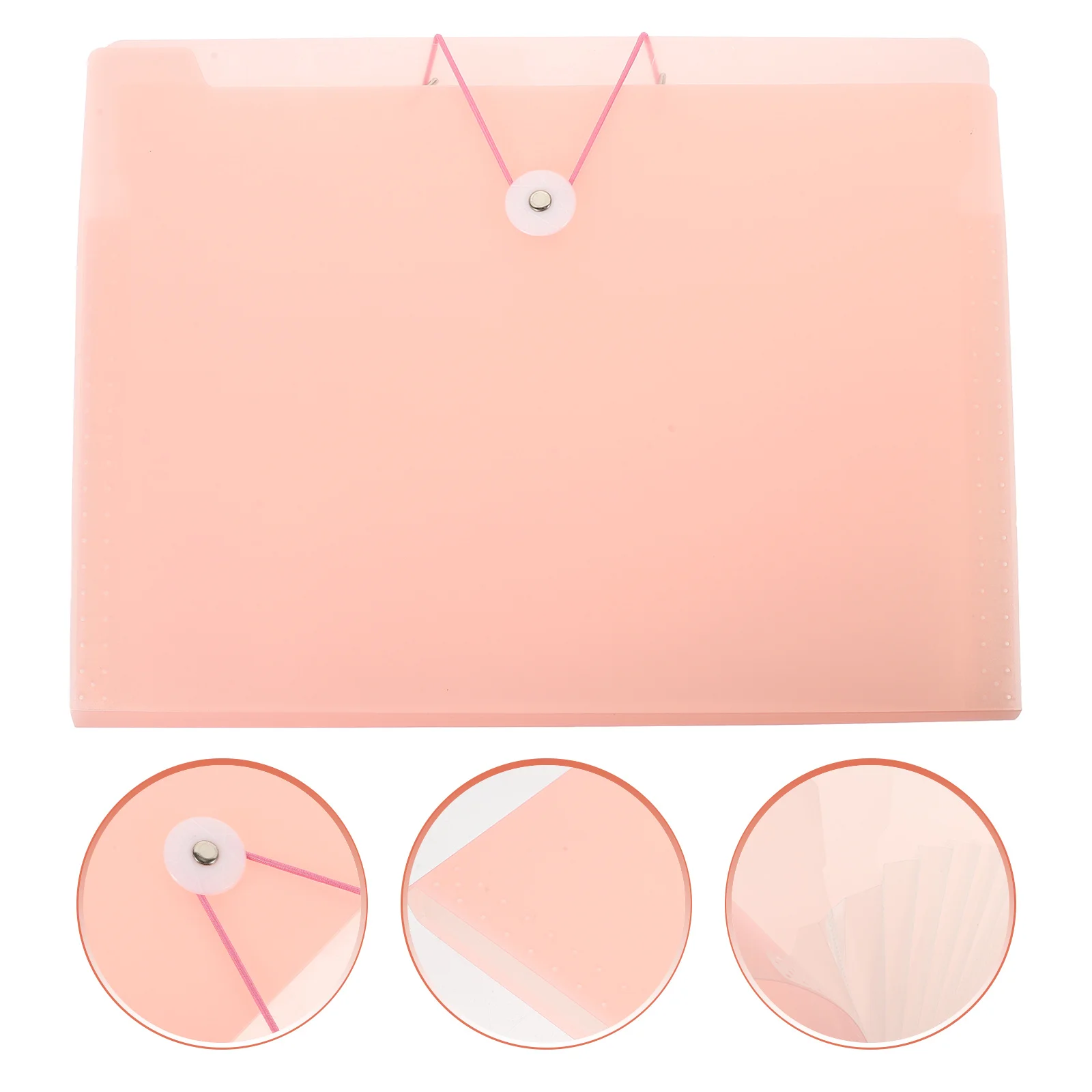 

Plastic Accordion File Folder Portable Multi-Layer Document Organizer Paper Storage Office File Organizer