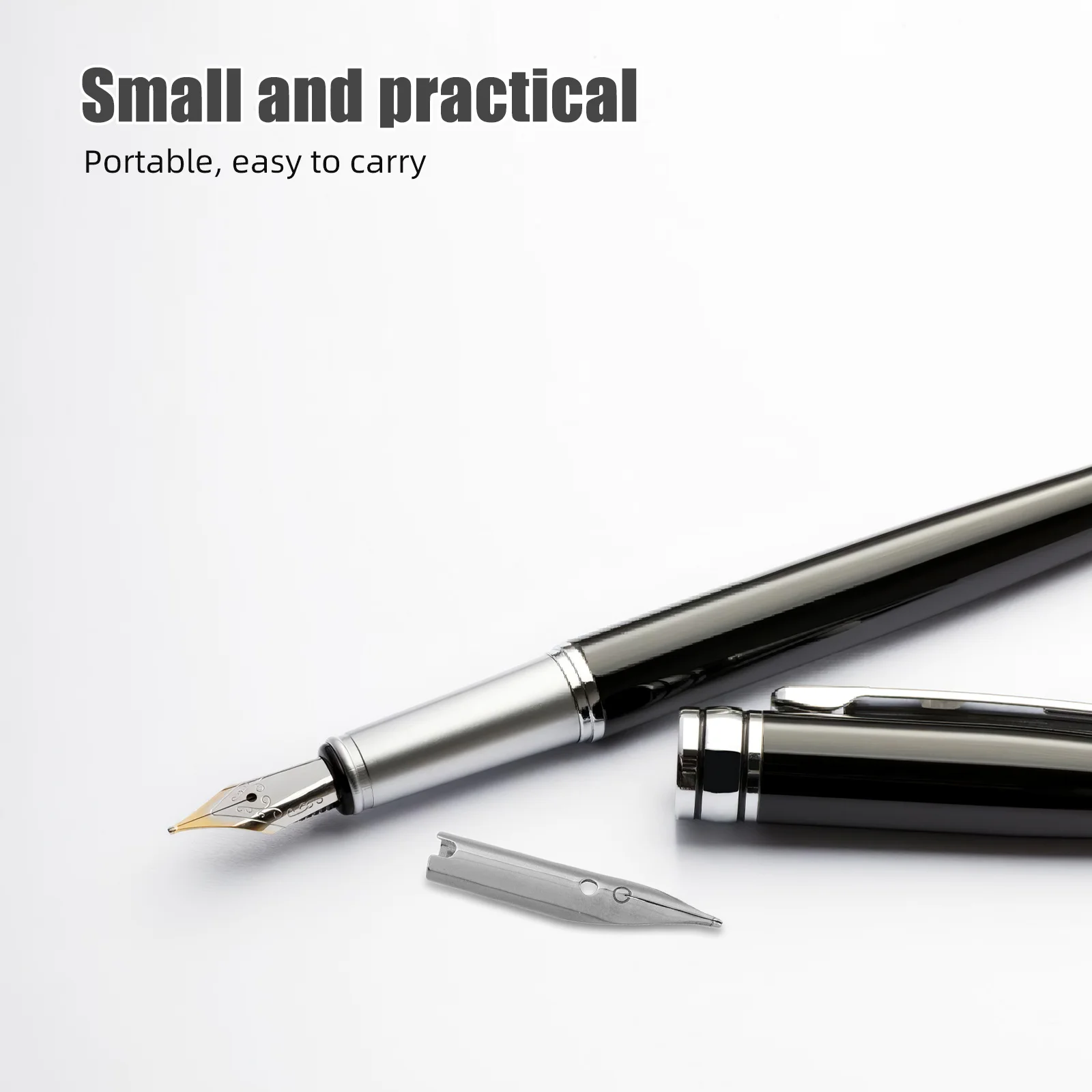 

40Pcs Fountain Pen Dip Nibs High Precision Metal Calligraphy Replacement Writing Accessories for Study Office Painting 038 05Mm