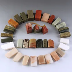 Sello de piedra con nombre chino, letras de sellado en blanco para pintura Diy, caligrafía, suministro de arte, 34 piezas