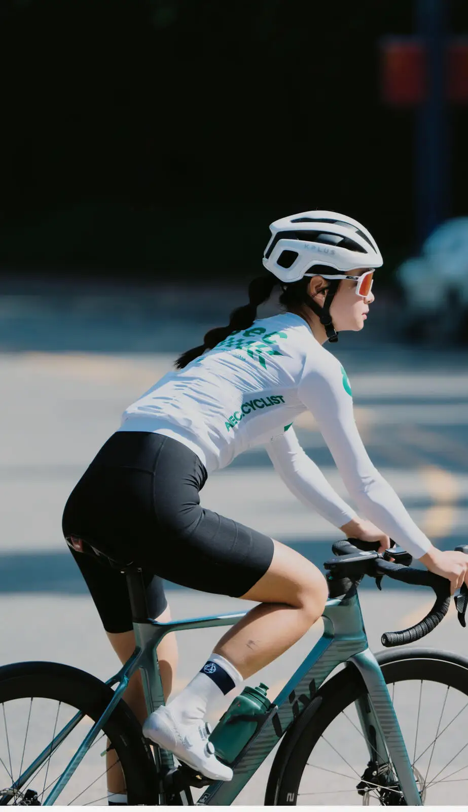 AEC Damen Langarm-Radtrikot Schnelltrocknend Herren Kurzarm-Fahrradoberteil Sommer Atmungsaktive MTB-Bekleidung FengChi Serie – Detail 28