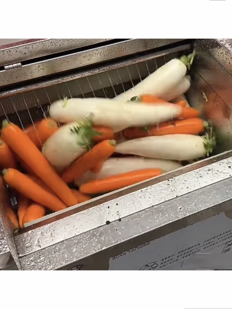 Commercial Root Vegetable Fruit Ginger Sweet Potato Taro Roller Peeler Washing Peeling Cleaning Machine