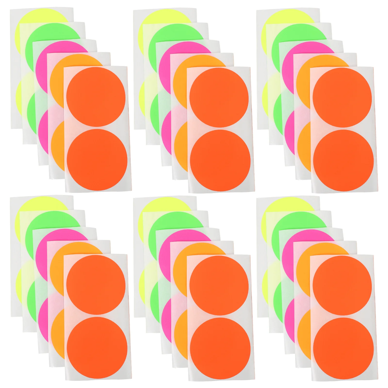 100 Buah Stiker Titik Berwarna Kualitas Premium Peelpaste untuk Kerajinan Segel Scrapbook Stiker Hadiah Stiker Titik Berwarna