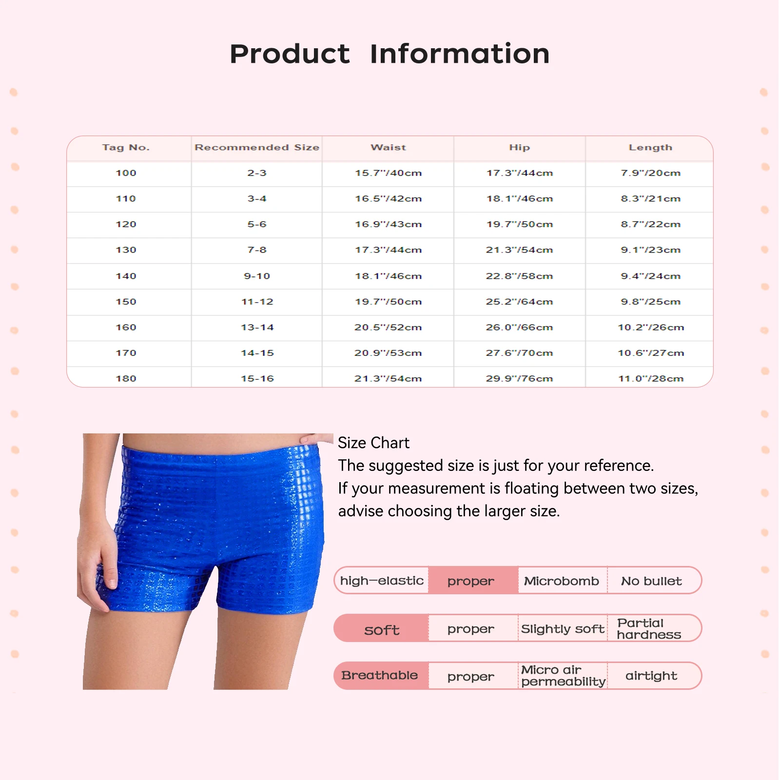 أطفال بنين بنات سراويل بوكسر الجاز ديسكو موضوع أداء الحفلات زي معدني منقوشة حزام مطاط السراويل ملابس الأطفال