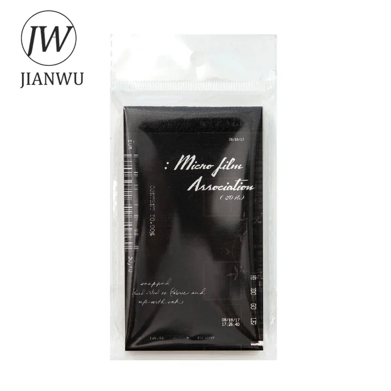 JIANWU Micro Film Association Series Vintage Hollow Border Material Collage Memo Pad  Creative DIY Journal Stationery