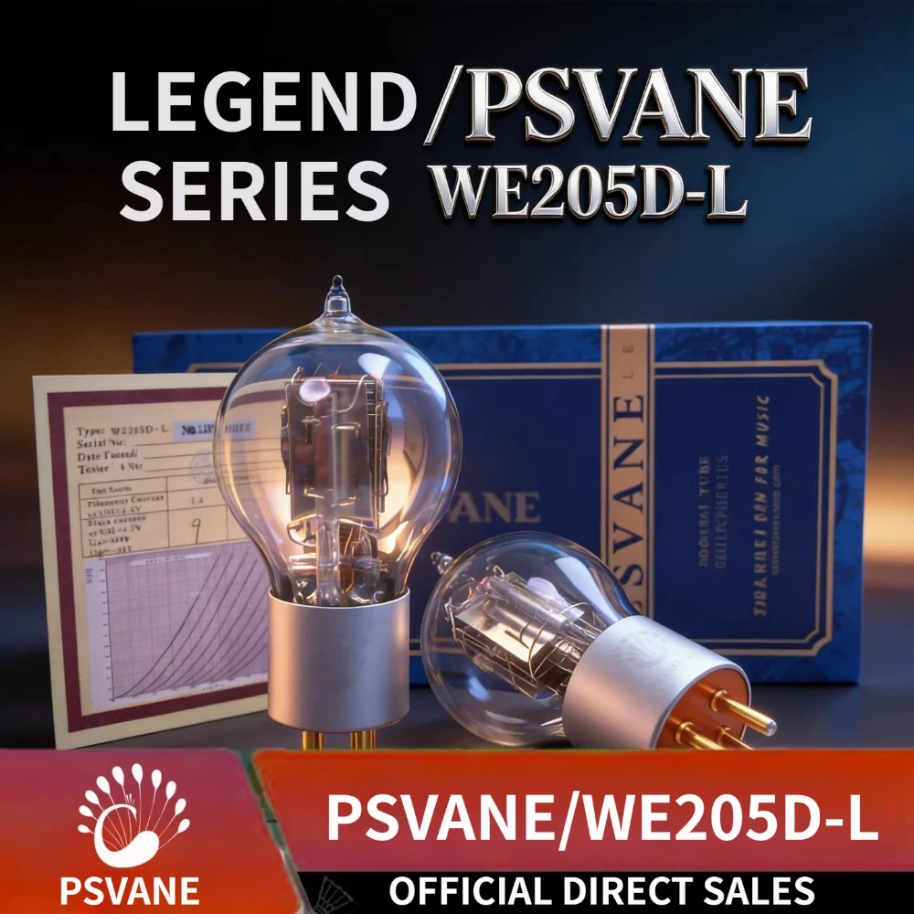

Усилитель мощности PSVANE Legend Series WE205D-L с четырьмя лампами, реплика классического лампового усилителя, настольная стойка для ламп