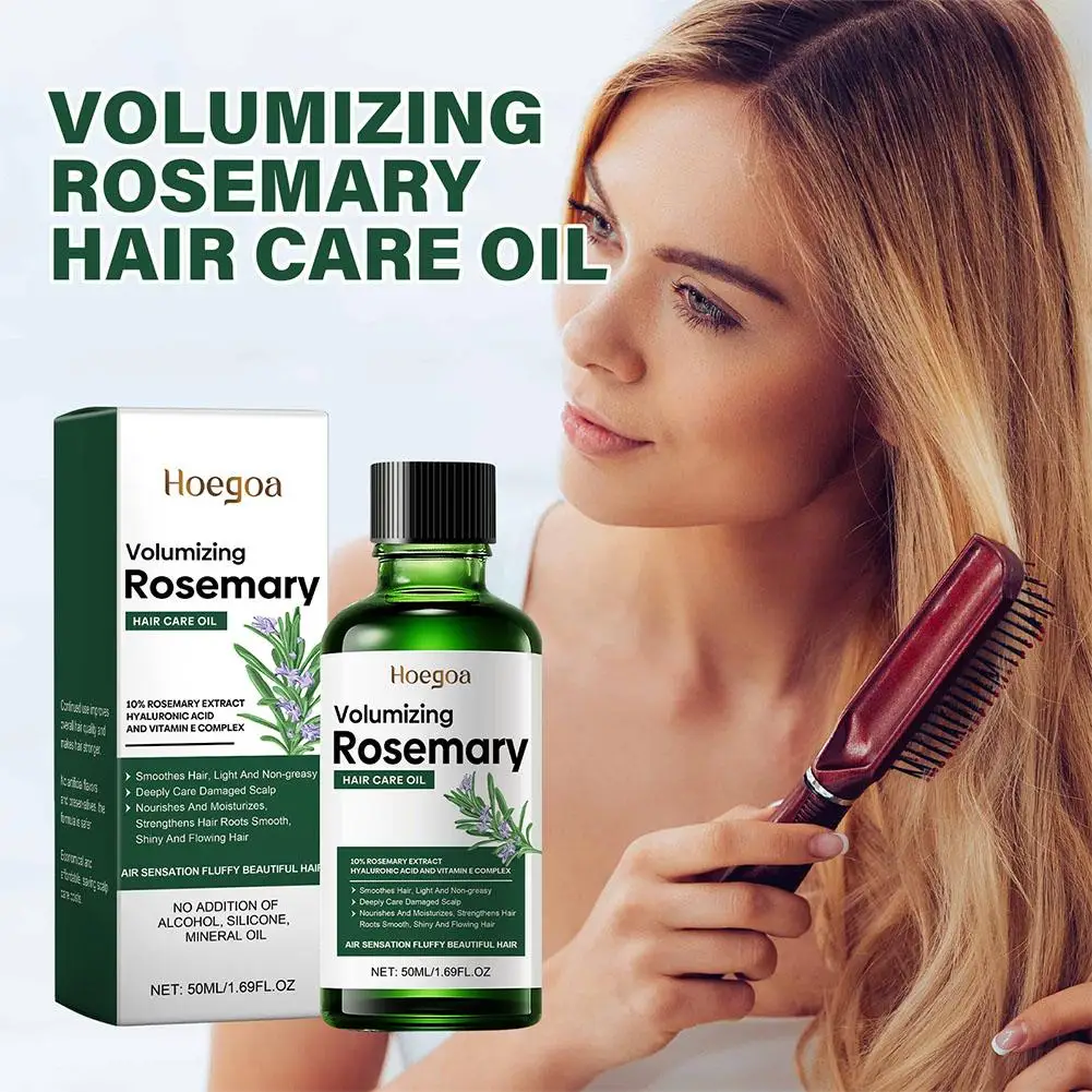 Rosemary-óleo essencial para o crescimento do cabelo e alisamento, produto de amaciamento do cabelo, cuidado do cabelo, nutritivo, hidratante e brilho, o7x2