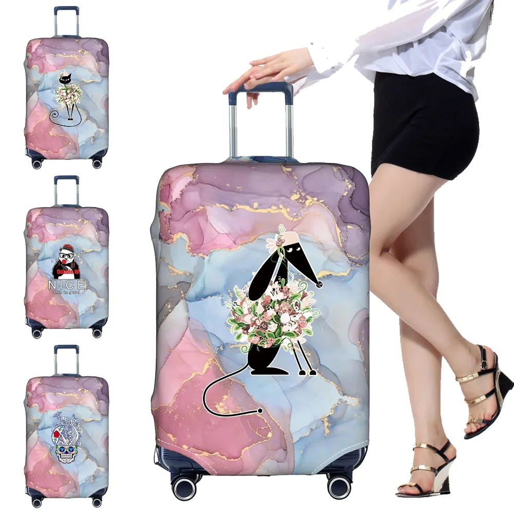 Luggage Protective Cover Stretch Fabric Luggage Protective Covers Dust Cover Anti-Scratch Protective Suitcase Cover Color Series