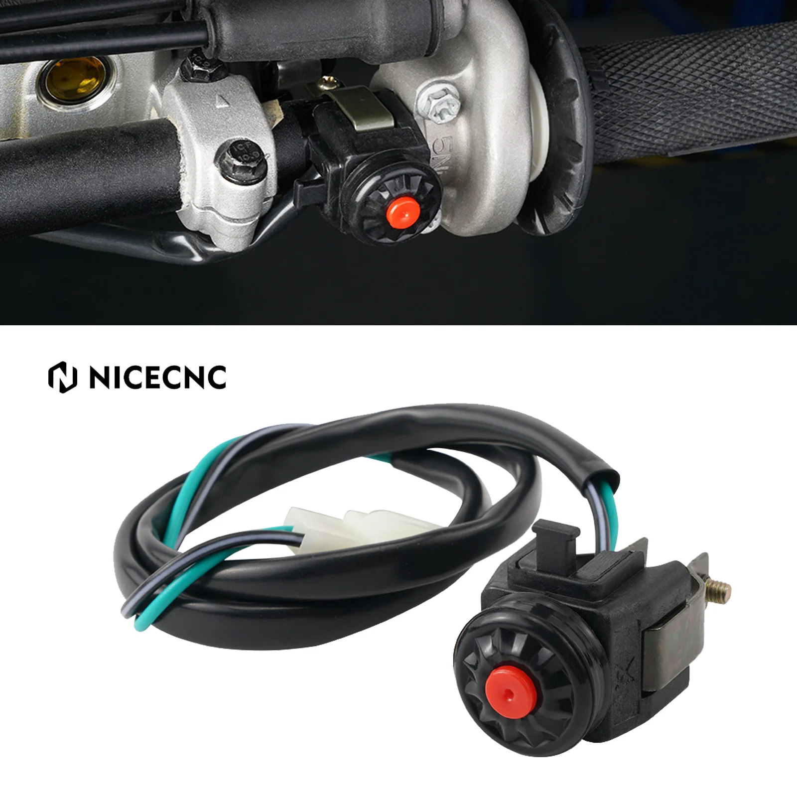 

For KTM EXC 300 EXC 250 EXCF 350 SXF 450 SXF 250 SX 125 XCW 300 For Husqvarna TE 300 FE 450 Ignition Kill Switch Start Button