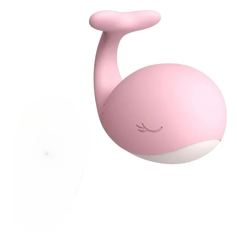 Whale Shaped Wireless Remote Vibrating Massager for Women Portable Wearable Outdoor Travel Wellness Toy New Model