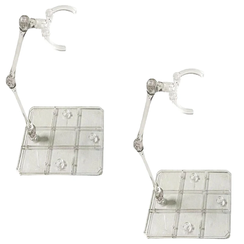 Soporte Transparente Ajustable Para Figuras RG/HG | Base Para Vuelo Y Exhibición | Cintura <3 Cm | Pack 1 Unidad