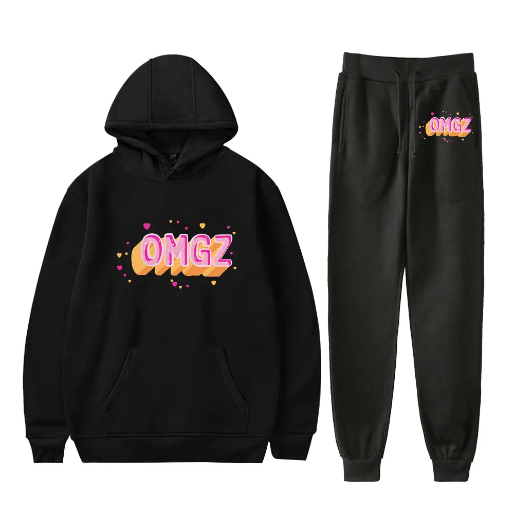 Salish Matter Omgz Hoodie Suit  Man/Woman Hip Hop Fashion 2 Pieces Sets Clothes Pocket Drawstring Hoodie Streetwear