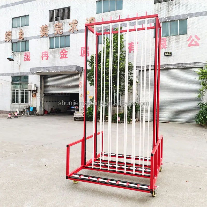 ขายส่ง 3 เมตรสูงสําเร็จรูปกรอบประตูชั้นเก็บลูกกลิ้งประตูแผ่นโลหะ Rack Movable Storage Cart