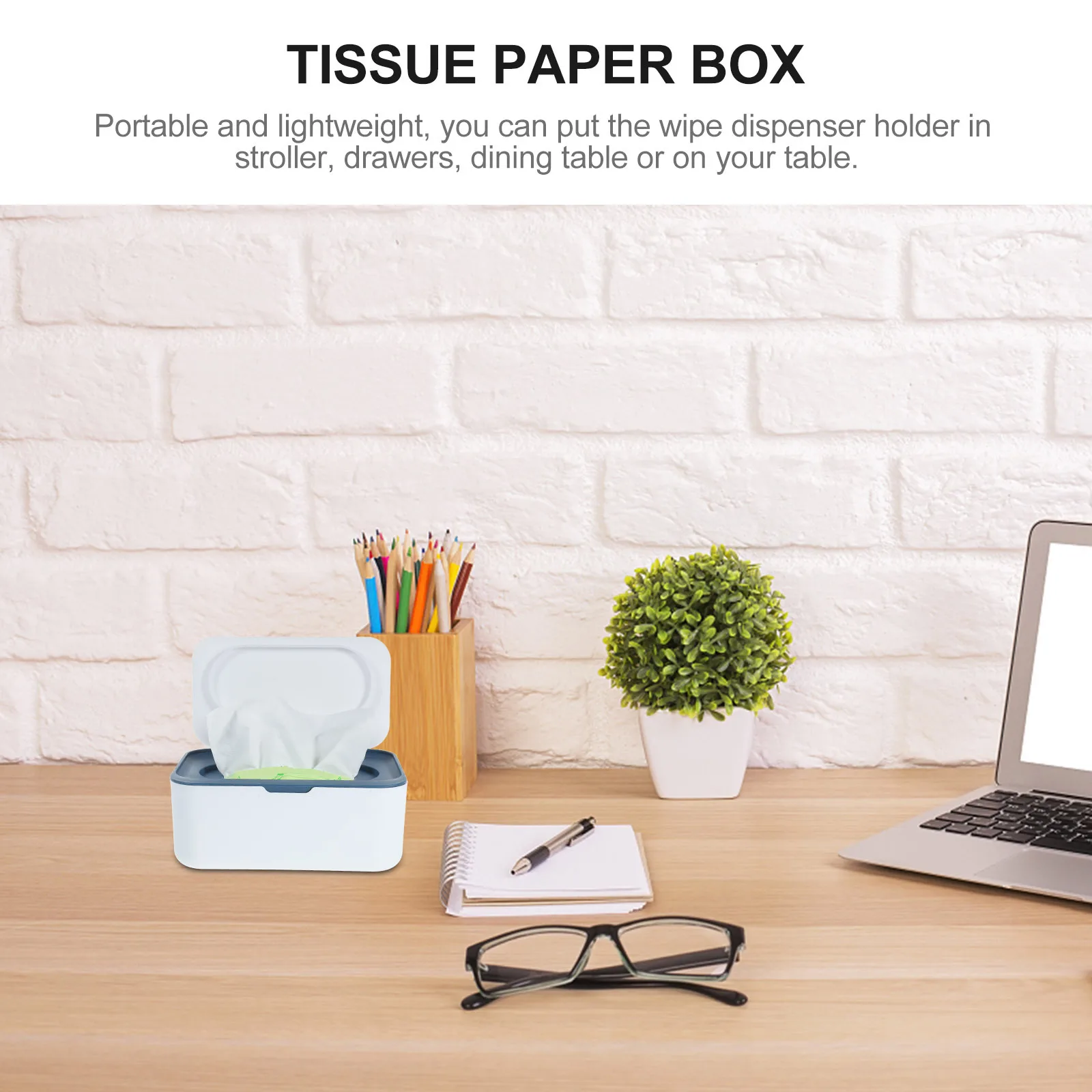 

Tissue Box Portable Plastic Wipes Dispenser Reusable Wipe Holder Refillable Flushable Wipes Container For Travel Car