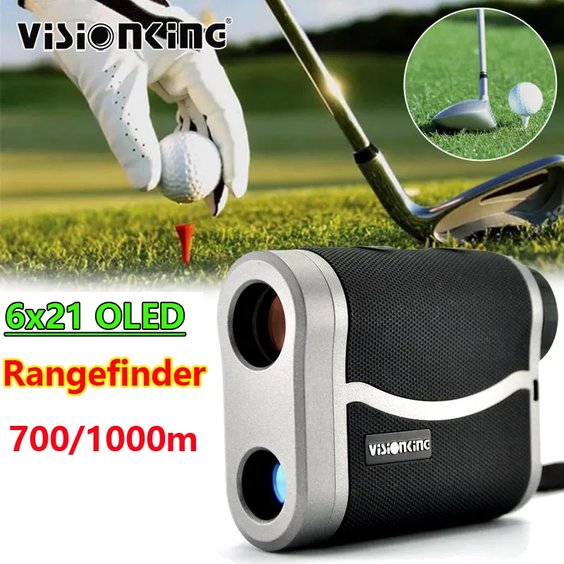 Visionking OLED 6x21 Golf Laser Rangefinder 700M 1000M Distance Meter Angle Measurement Waterproof outdoor Hunting Monocular