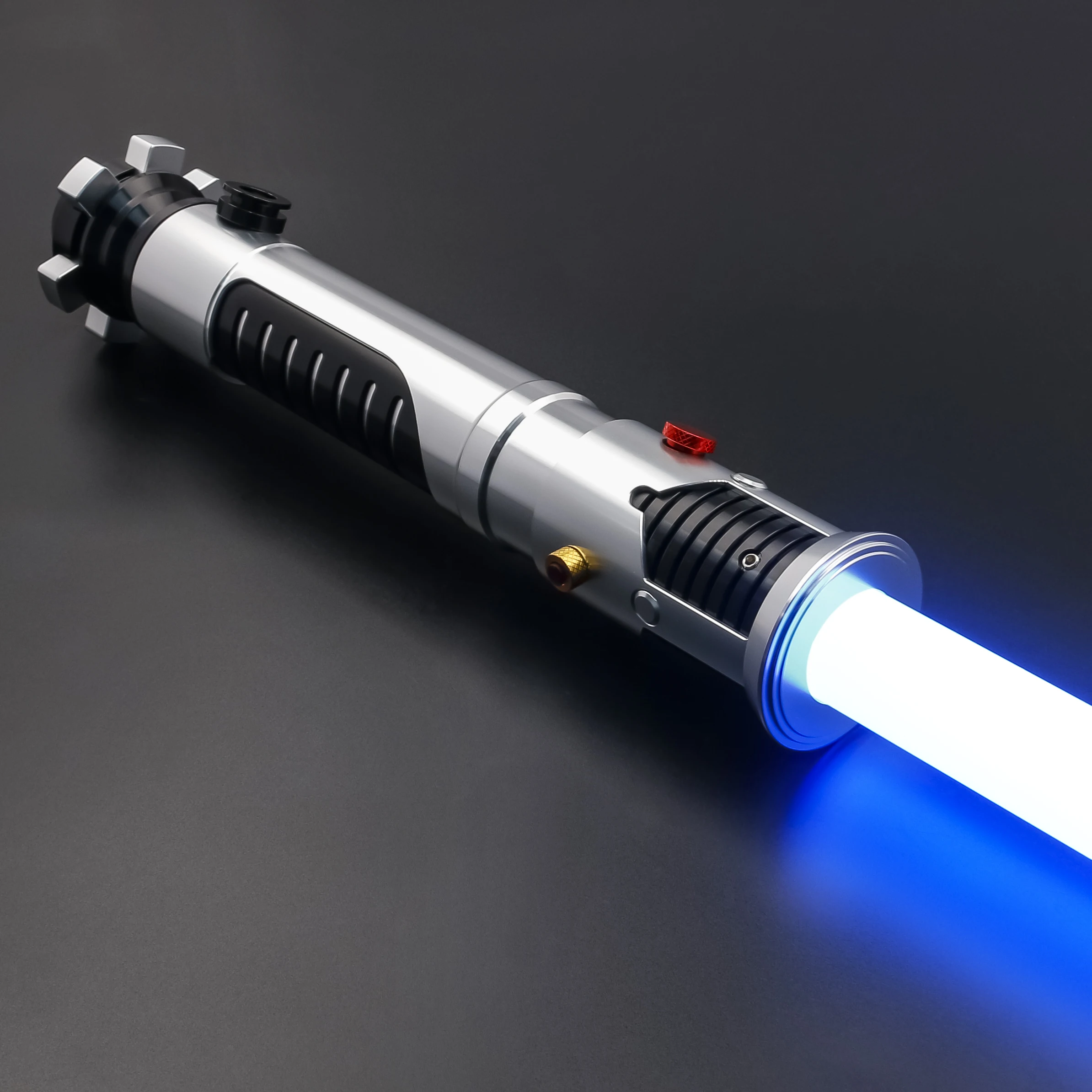 TXQSABER Jedi Obi-Wan EP1 sable de luz empuñadura de Metal duelo pesado RGB Proffie 2,2 espada ligera SNV4 Neo Pixel láser Cosplay regalo