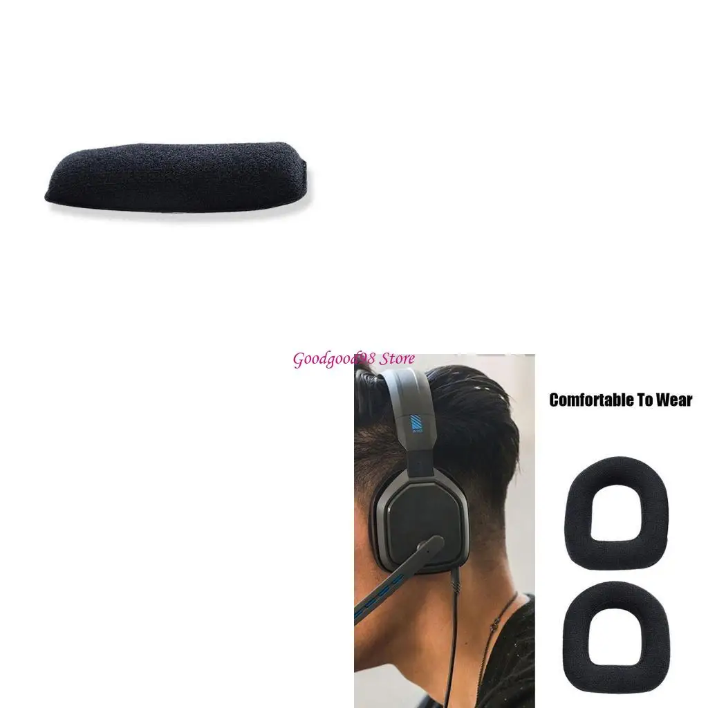 

Comfortable Sponge Earpads Headbeams Cushion for Astro A10 Game Headset