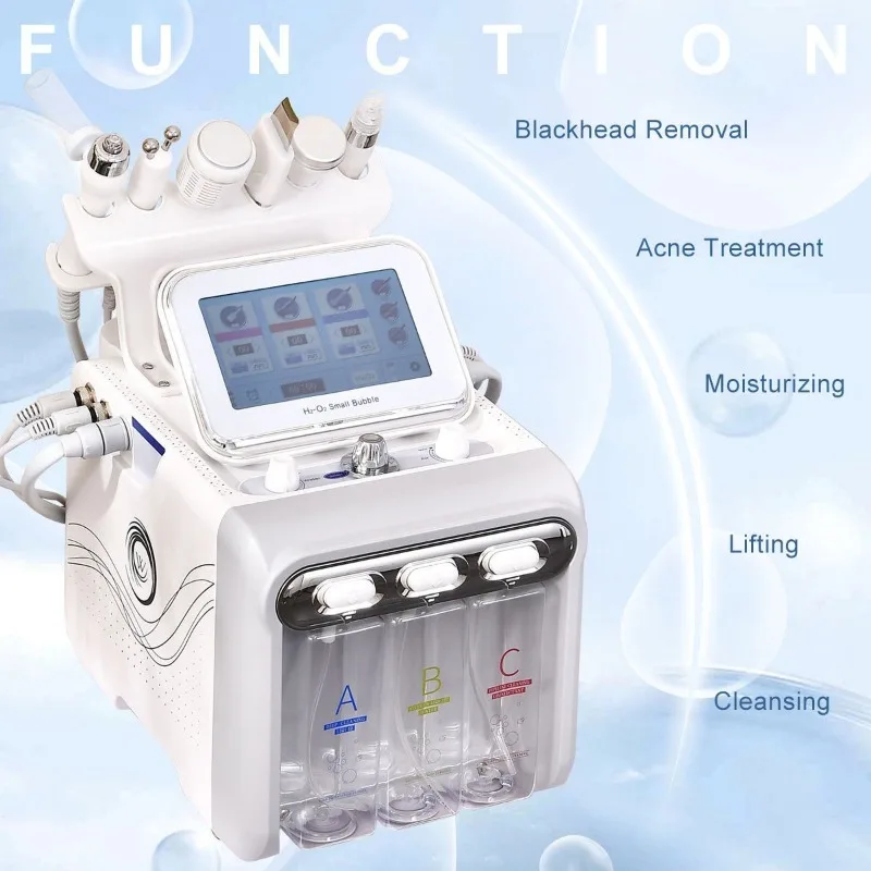 جهاز تنقية الوجه، جهاز تدليك التنظيف الاحترافي، معدات تجميل البشرة، جهاز تجميل عالي التردد #2